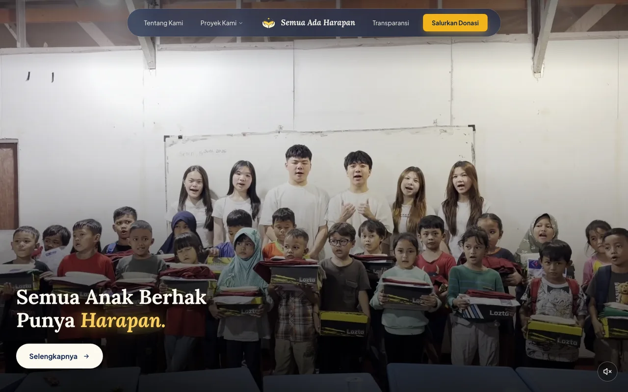 Website Semua Ada Harapan
