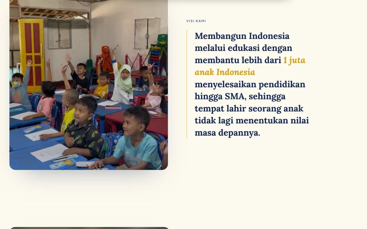 Tangkapan layar situs Semua Ada Harapan